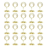 Efavormart 10 Pack | 5" Natural Mini DIY Tabletop Wooden Display Easel Stands, Rustic Place Card ...