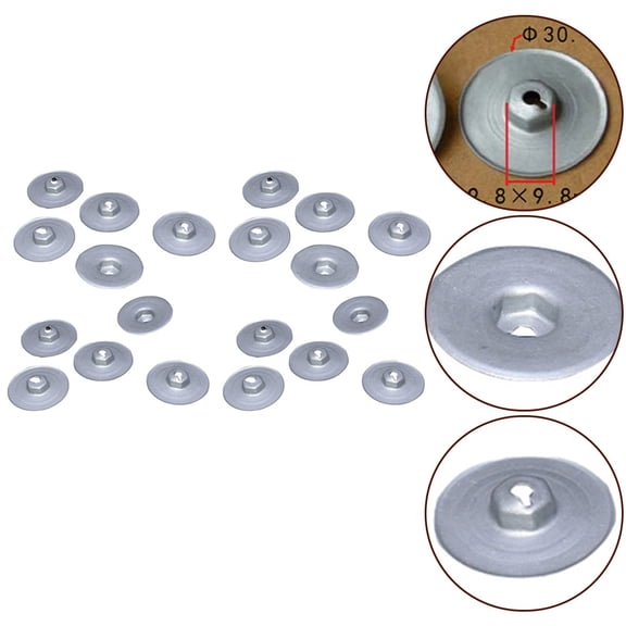 20Pcs Heat Protection Sheet Nut for BMW 1 3 5 6 7 8 for MINI for Land Rover