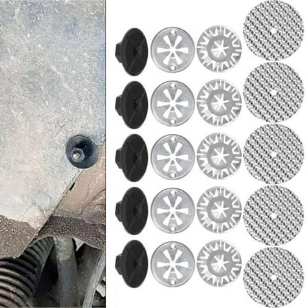 20Pcs Heat Shield And Clamping Discs Kit For Vehicle Maintenance And Repair