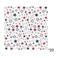 thumbnail image 1 of 20Pcs Independence Day Party Napkins, Patriotic Star and Stripe Pattern, Perfect for Holiday Dinners and Backyard Barbecues, 1 of 6