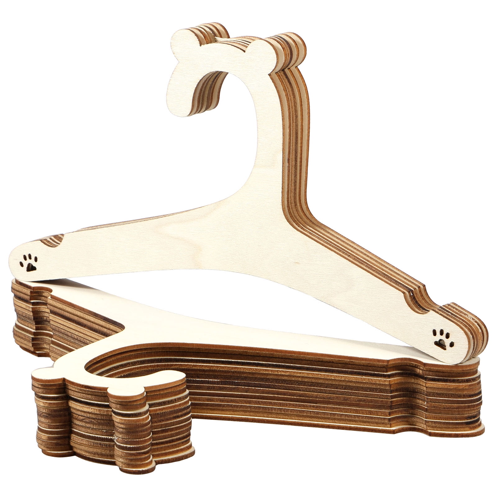 Walnut Wooden Baby Hanger 10