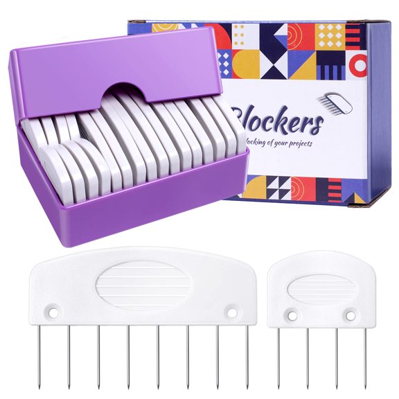 20Pcs Knit Blockers & Pins Kit, Knit Blocking Combs for Blocking Knitting