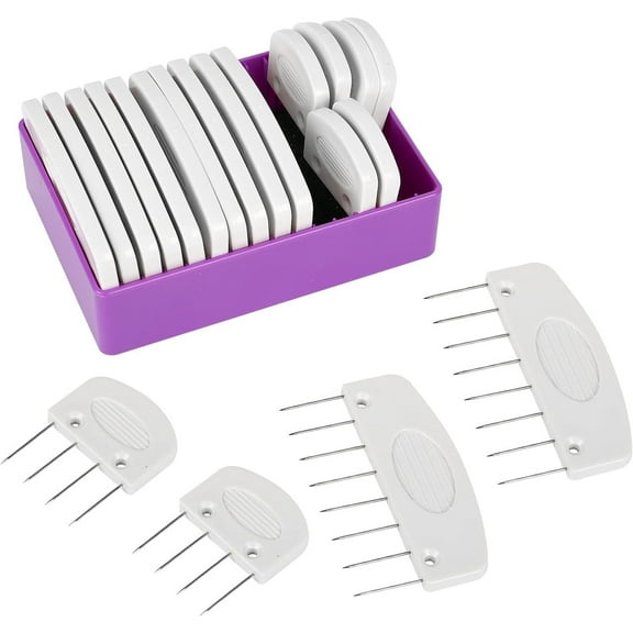 20Pcs Knit Blocking Pins, Kvago Knit Blocking Combs Set, Crochet Blocking Pins for Crochet Projects Sewing Lace Needlework Projects Tool