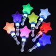 thumbnail image 1 of 20Pcs LED Glow Stick Star Shape Luminous Three Modes Flicker Camping Concert Cheering Tube Wedding Party Light Stick Supplies, 1 of 9