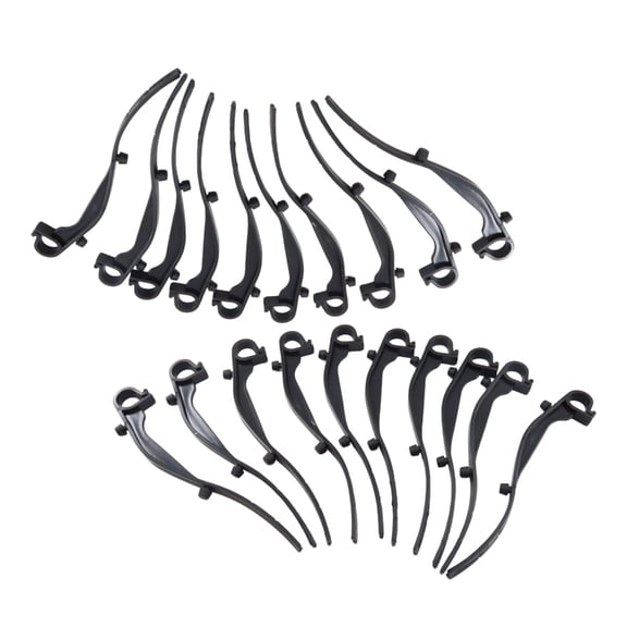 20Pcs Leaves Guard Fixing Clip Meshes Anchors Universals Gutter Guard Clip Gutter Brush Clamps