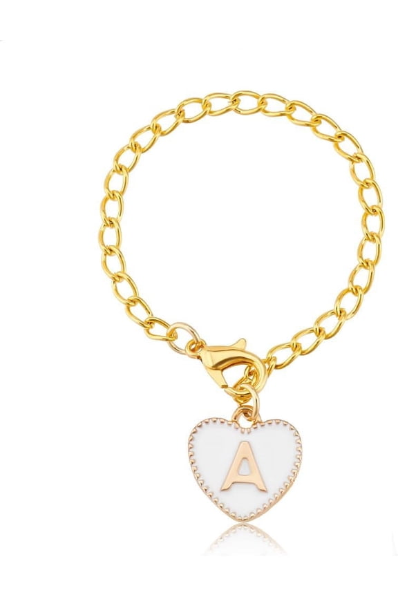 20Pcs Letter Charm Accessories for Cup Name Id Initial Letter Charms Accessories Personalized Handle Charm for Tumbler Heart Charm for Simple Modern/Tumbler Handle