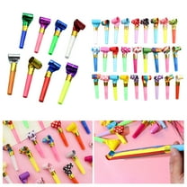 20Pcs Little Dragon Whistle Party Blower Blowouts Noise Makers Funny Blow Horns Colorful Birthday Whistles Favors