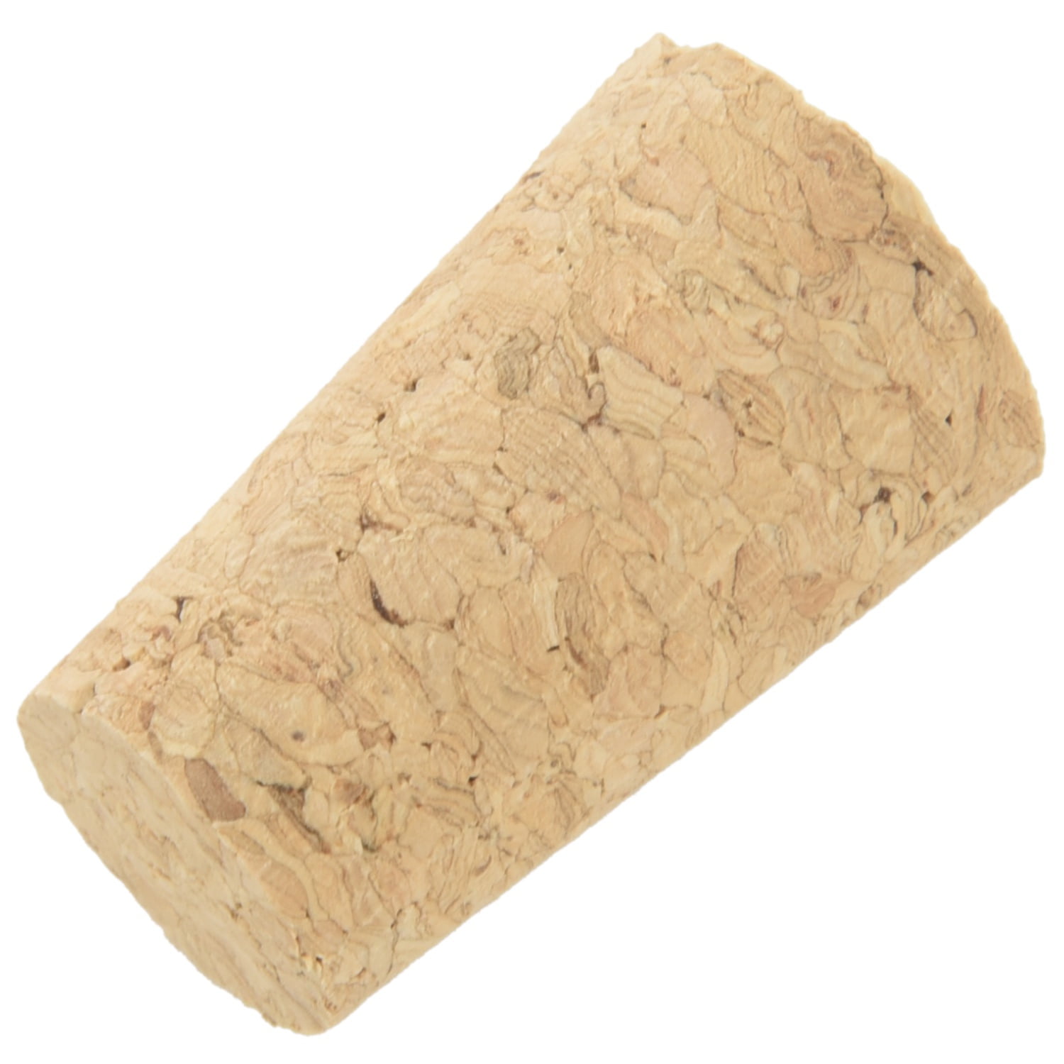 Tapered Cork Stopper, Natural, 3/4-Inch, 7-Count