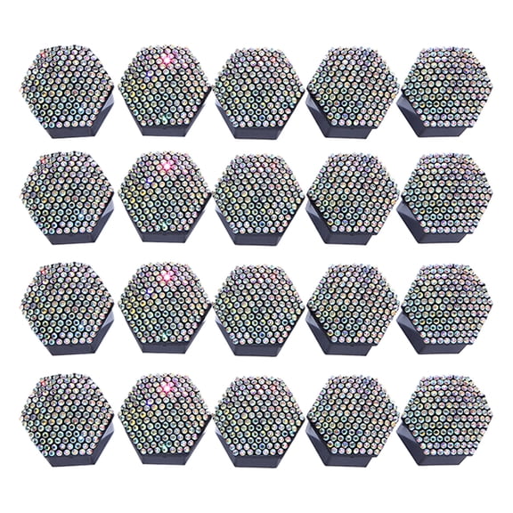 20Pcs Lug Nut Cover 17/19/21mmCar Wheel Center Bolt Covers Nut Cover Removal Tool Kit Screw Protector Dust Proof for Rim