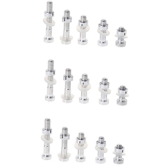 20Pcs M2.5 Screws Nut Washers Set Turntable Headshell Stylus Mounting Vinyl LP Record Player