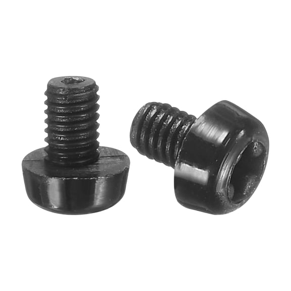 20Pcs M3x4mm Threaded Nylon Phillips Cross Pan Head Machine Screws Bolts Black