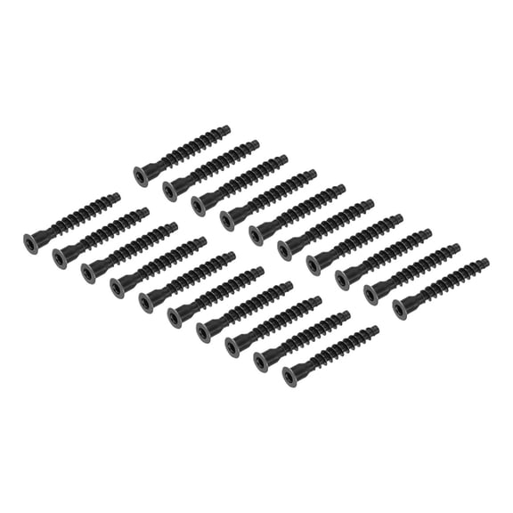 20Pcs M5 M6.3 M7 Hex Socket Countersunk Head Connecting Screws(20Pcs M5x50mm)