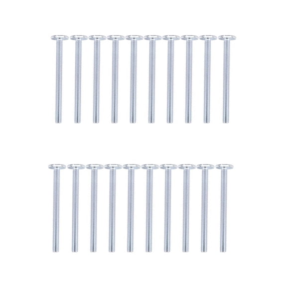 20Pcs M8X100mm T-Nut Sliding Screws for 30 Series Miter Track T-Slot Woodworking Tool