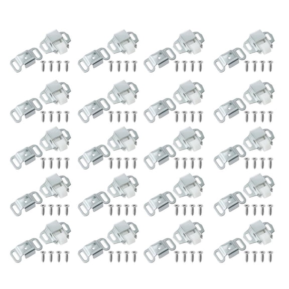 20Pcs Mailbox Latches Hardware with Installation Screws Mailbox Replacement Roller Catches Latches