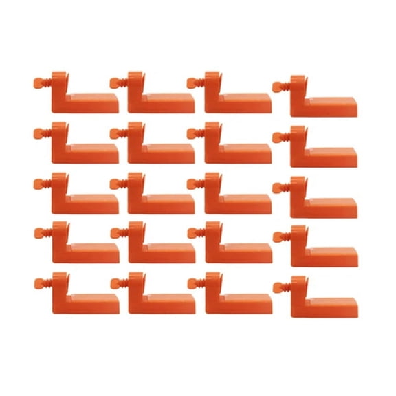 20Pcs Male Angle Tile Leveling System Clips Spacers with Tape for Floor Wall Ceramic Fixing Laying Construction Tools