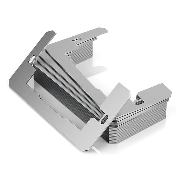 20Pcs Metal Electrical Shims Fix Loose Plugs on Uneven Wall in Minutes