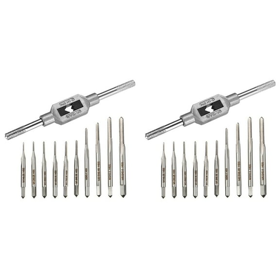 20Pcs Micro-Taps Bit Small Hand Screw Thread Taps M1-M3.5 HSS Mini Metric Plug Tap Screw Tap Drill Tapping Tool