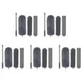 thumbnail image 1 of 20Pcs Microfiber Duster Kit with Extension Pole 30-110 Inches for High Ceiling for Cleaning Cobweb, Blinds,5 set x duster,Grey, 1 of 7