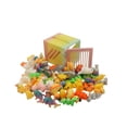 thumbnail image 1 of 20Pcs Mini Animals Figurines Set, 3D Printed Mini Animal Tiny Things Flexible Fidget Toy, 3D Printed Cute Animal Home, Office, Executive DeskTiny Animals Figurines, 1 of 10