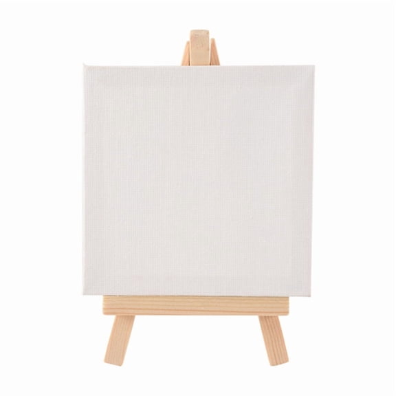 20Pcs Mini Canvas Drawing Board with Easel, Painting Panel, Suitable for Art Party Supplies