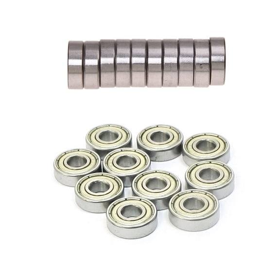 20Pcs Mini Deep Groove Ball Bearing Ball Bearing - 10Pcs 695Z 5Mm x 13Mm x 4Mm & 10Pcs 626-ZZ 6X19X6Mm