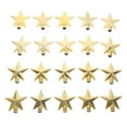 thumbnail image 1 of 20Pcs Mini Star Xmas Tree Topper for Table Decorations - 6cm Golden, 1 of 4