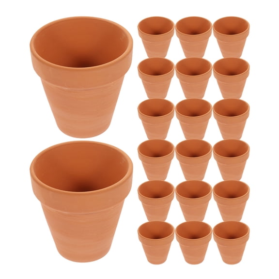 20Pcs Mini Terracotta Pots with Drainage Holes Succulent Cactus Nursery Planter