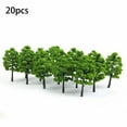 20Pcs Model Trees for Train Railroad Diorama Wargame Landscape Scenery