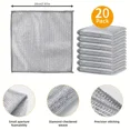thumbnail image 1 of 20Pcs Modern Nylon Dishcloth- Multi-Functional Kitchen Cleaning Cloth, Durable, 1 of 6