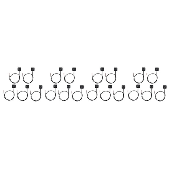 20Pcs Momentary Switch Push Button on Off 12V 24V Mount Mini