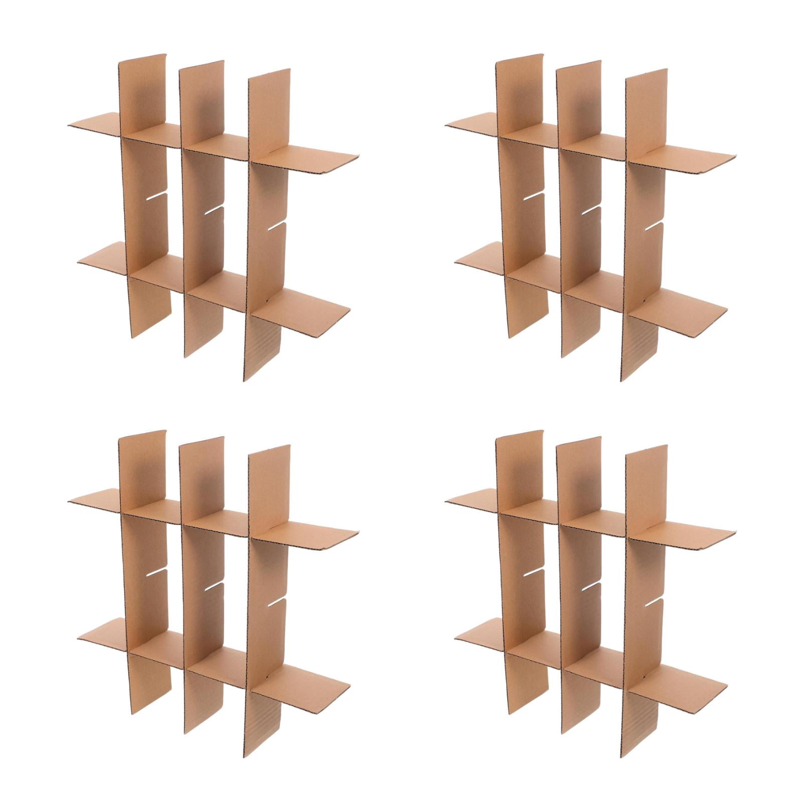 20Pcs Moving Box Divider Kits 13 x 13 x 3 Inch Shipping Cardboard ...