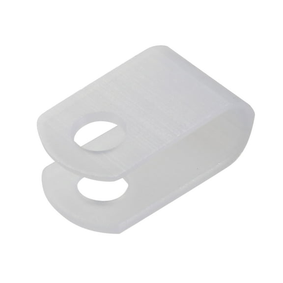 20Pcs Nylon U-type Cable Clamp Organizer Cord Clips for Wire Management 5.2mm
