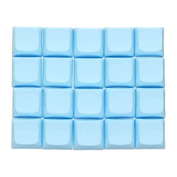 20Pcs PBT Keycap Set Mechanical Numeric Keypads for Keyboard, Cyan