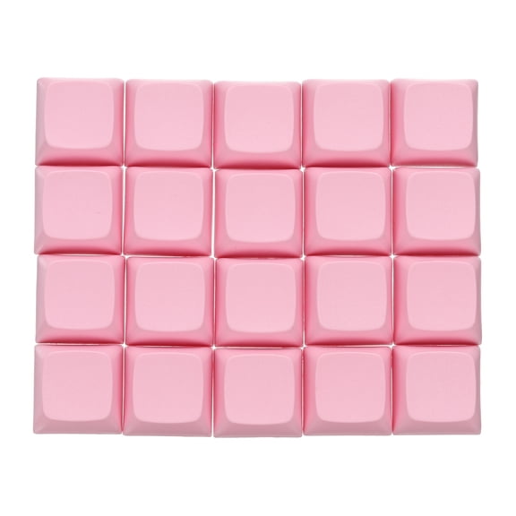 20Pcs PBT Keycap Set Mechanical Numeric Keypads for Keyboard, Pink