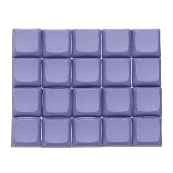 20Pcs PBT Keycap Set Mechanical Numeric Keypads for Keyboard, Purple
