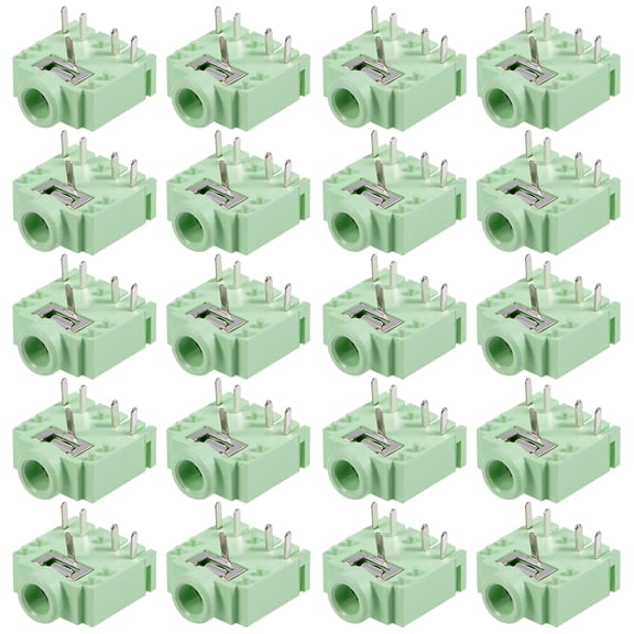 20Pcs PCB Mount 3.5mm 5 Pin Socket Stereo Jack Audio Video Connector PJ-3F07-5P