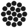 thumbnail image 1 of 20Pcs Paper Pom Poms, 8 Inch Paper Flowers Tissue Paper Flowers Mexican Paper Flowers for Birthdays Party Wedding Black, 1 of 6