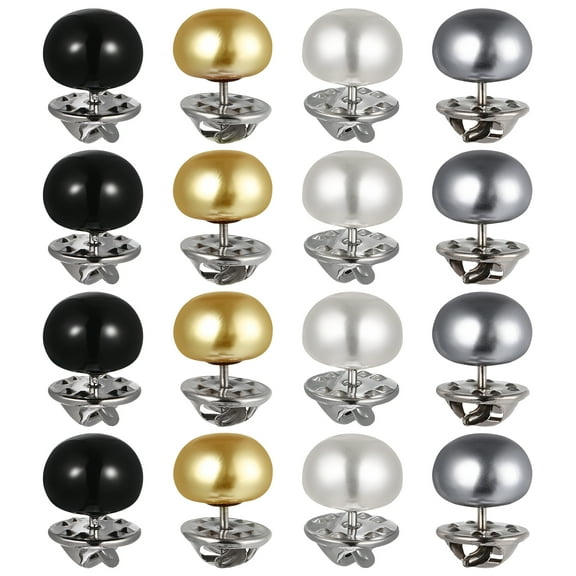 20Pcs Pearl Button Instant No Sew Buttons Nail-free Buttons for Shirt Skirt