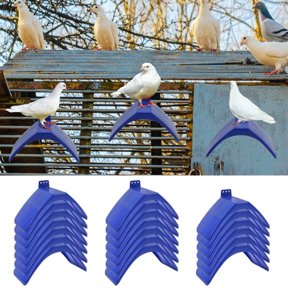20Pcs Plastic Dove Rest Stand Wide Space Dove Perch Increased Activity Space Bird Roost Holder Safety Arc Bird Perch for Birdcage