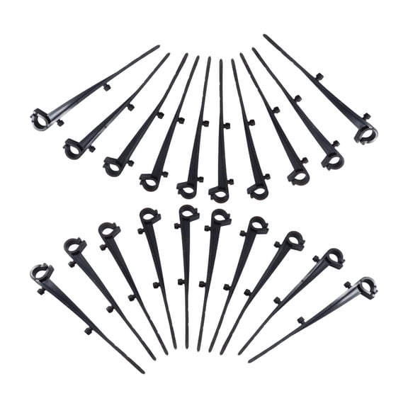 20Pcs Plastic Gutter Guard Clips Meshes Anchors Replacement Gutter Brush Clamps Leaves Guard Fixing Clip Easy to Use