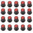 thumbnail image 1 of 20Pcs Plastic Potentiometer Volume Control Rotary Knob Knurled Shaft Red, 1 of 4