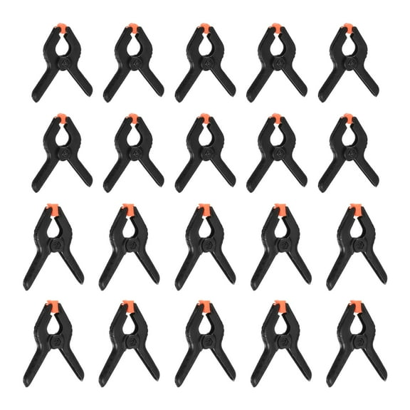 20Pcs Plastic Spring Clamps Set Heavy Clip 2.5", 3.5" Professional Muslin Clamp for Backdrop, Wood Working, Photo, Craft