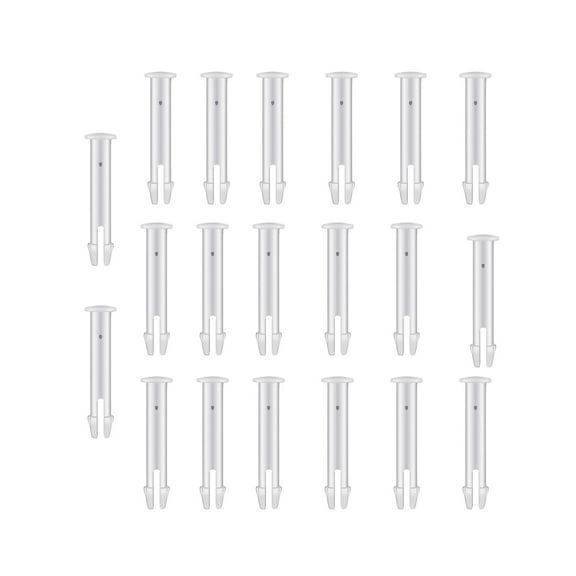 20Pcs Pool Joint Pins Sturdy Waterproof Plastic White Removable Replacements for Outdoor