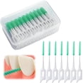 thumbnail image 1 of 20Pcs Portable Soft Silica Gel Toothpick, Dental Floss Picks Soft Original ,Suitable for Oral Care of Adults and Children Soft,Toothpick Brushes ,Teeth Cleaning Tool, 1 of 7