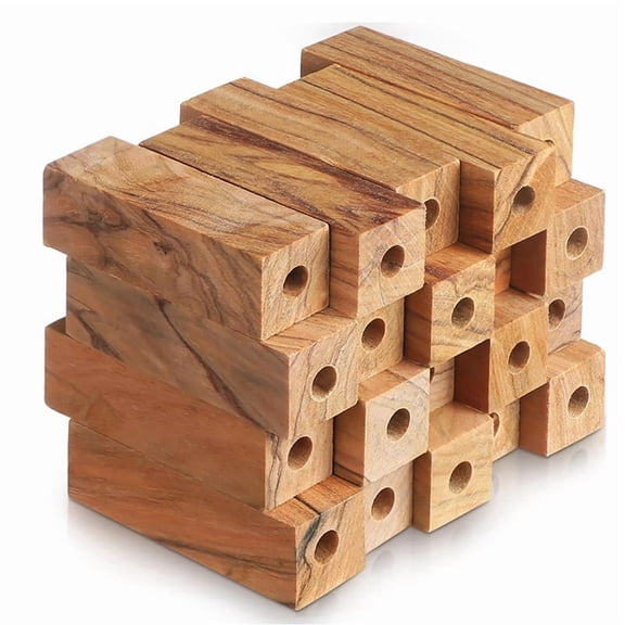 20Pcs Pre Drilled 7mm Olive Wood Pen Blanks for Woodturning Pen Turning Kit for Pen Making Supplies 2 1/2 X 3/4 X 3/4In