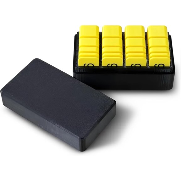 20Pcs Premium Woodworking Setup Blocks Set with Storage Case - Precision Spacer Gauge Blocks for Table Saw, Router, and Woodshop Essentials - Durable Carpentry Tools for Accurate Measurement
