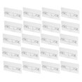 thumbnail image 1 of 20Pcs Punch Free Shelf Support Pegs No Drill Adhesive Bracket Clear Pins for Cabinet Shelves Clips, 1 of 5