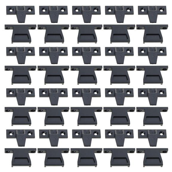 20Pcs Press Fit Panel Clip Push in Plinth Fasteners Kitchen Plinth Plastic Connection Fasteners Hardware Enduring