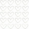 thumbnail image 1 of 20Pcs Real Platinum Plated Heart Linking Rings Silver Hollow Heart Connector Findings Heart Jewelry Open Bezels Connectors DIY for Bracelet Necklace Jewelry Making, 1 of 6