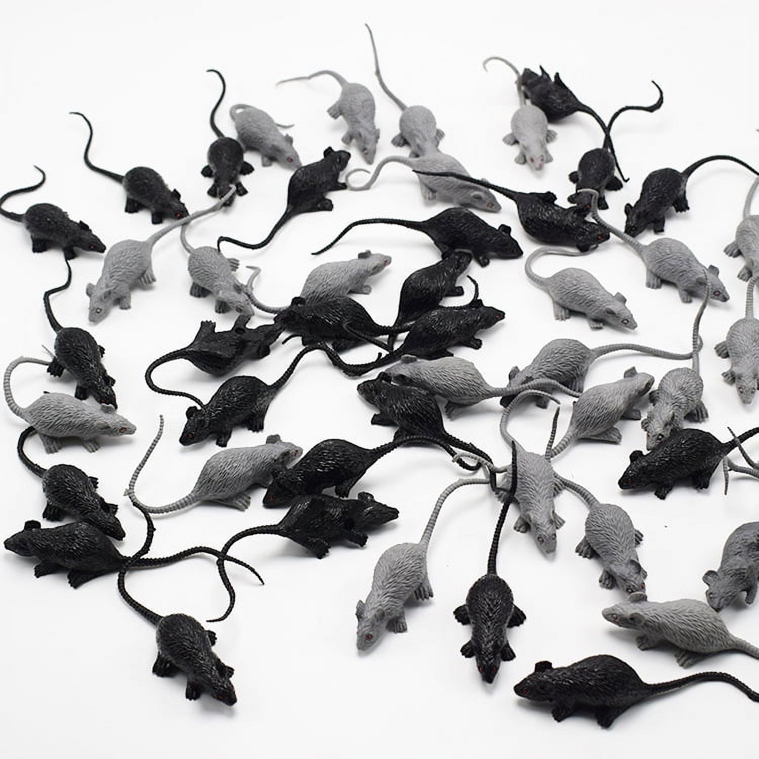 20Pcs Realistic Mice Rat Toy Halloween Mouse Prank Props Creepy